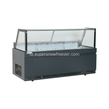 Deli Display Case Counter dengan penyimpanan freezer